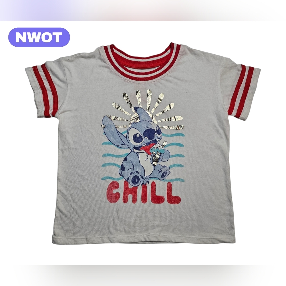 Stitch Chill Graphic T-shirt NWOT